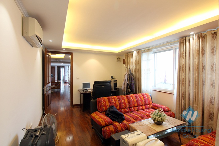 Large size two bedrooms apartment for rent in Trich Sai street, Tay Ho district, Ha Noi